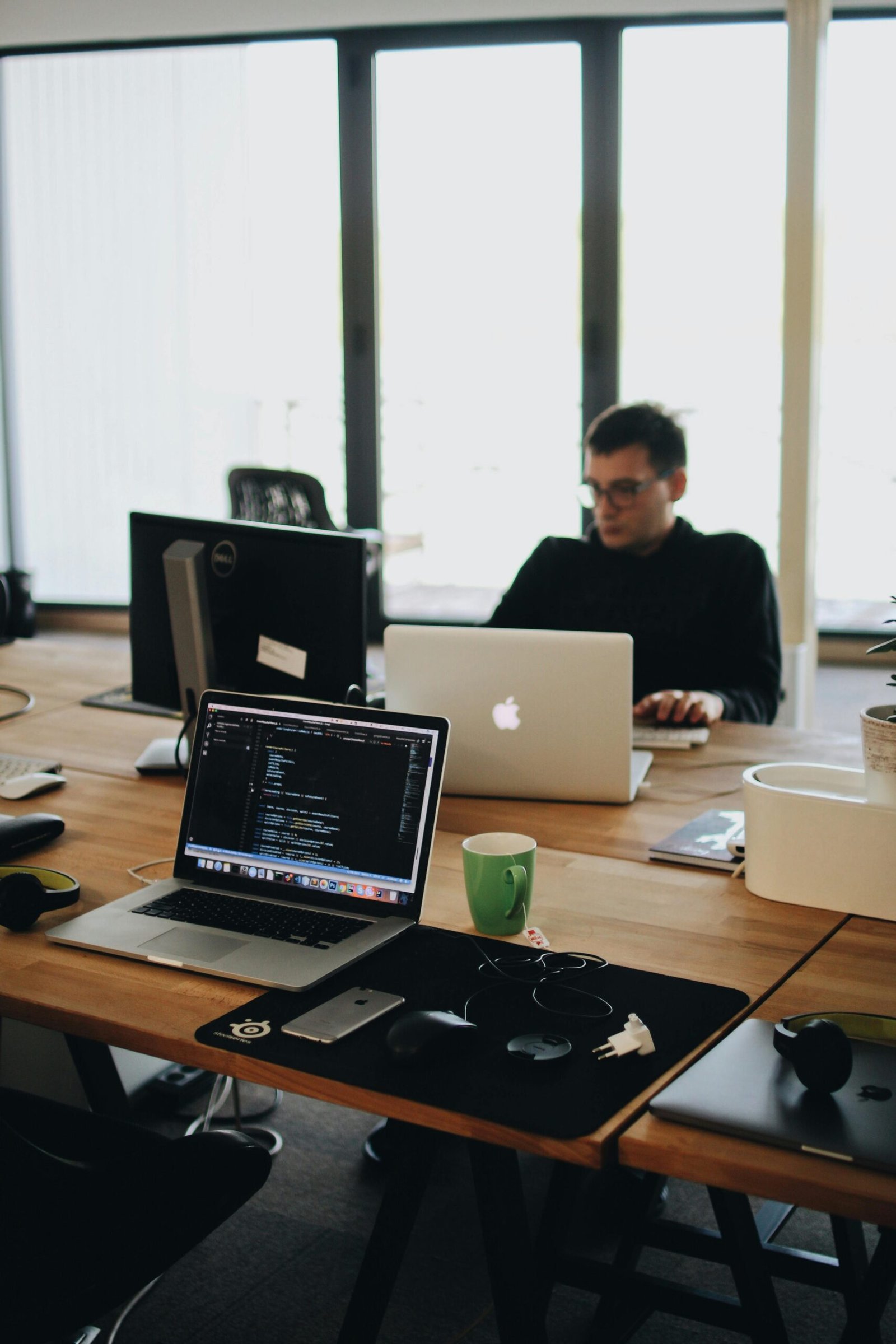 web developer working in agency
